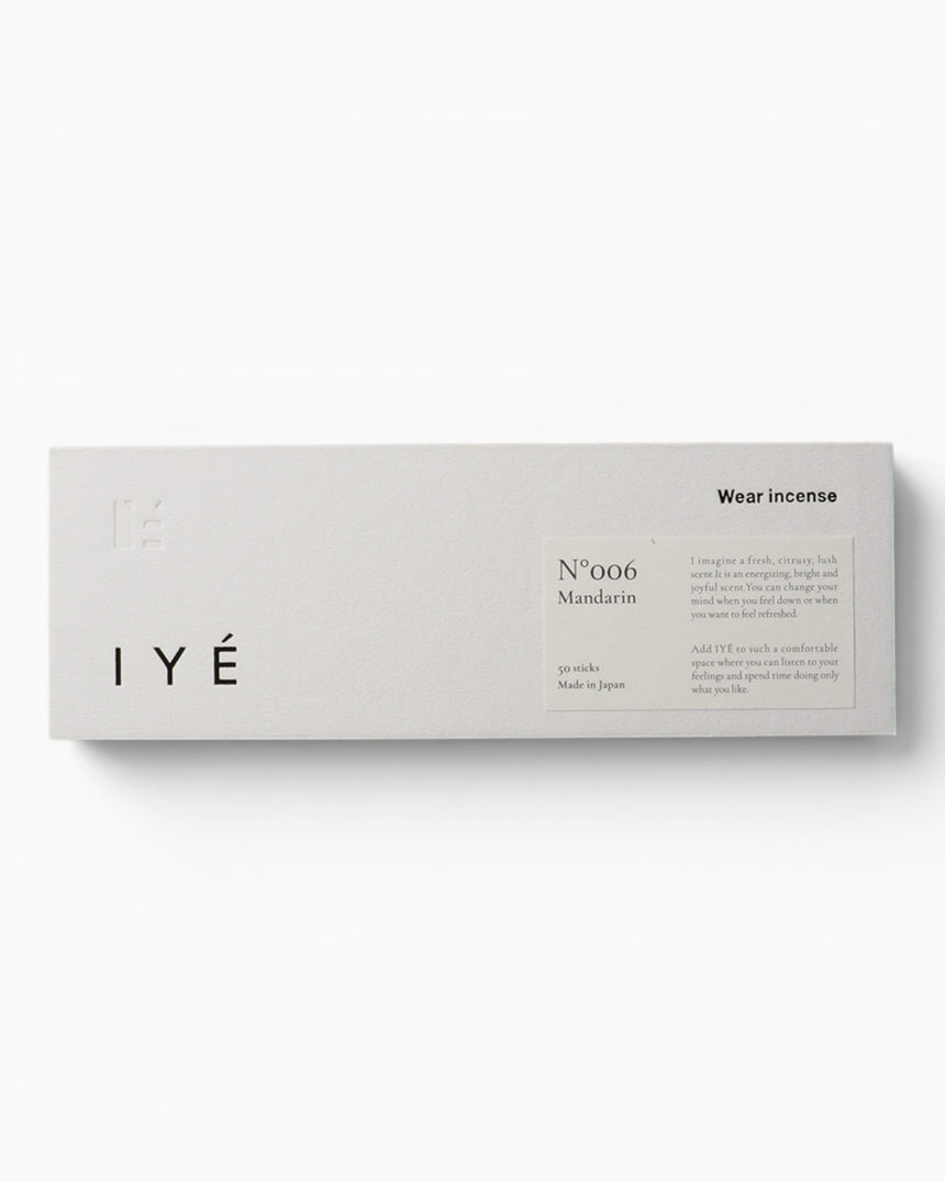 IYÉ incense No.006 Mandarin
