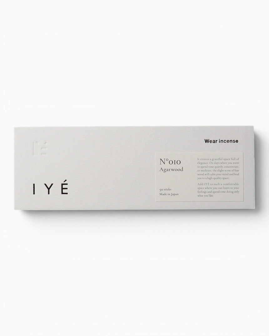 IYÉ incense No.010 Agarwood