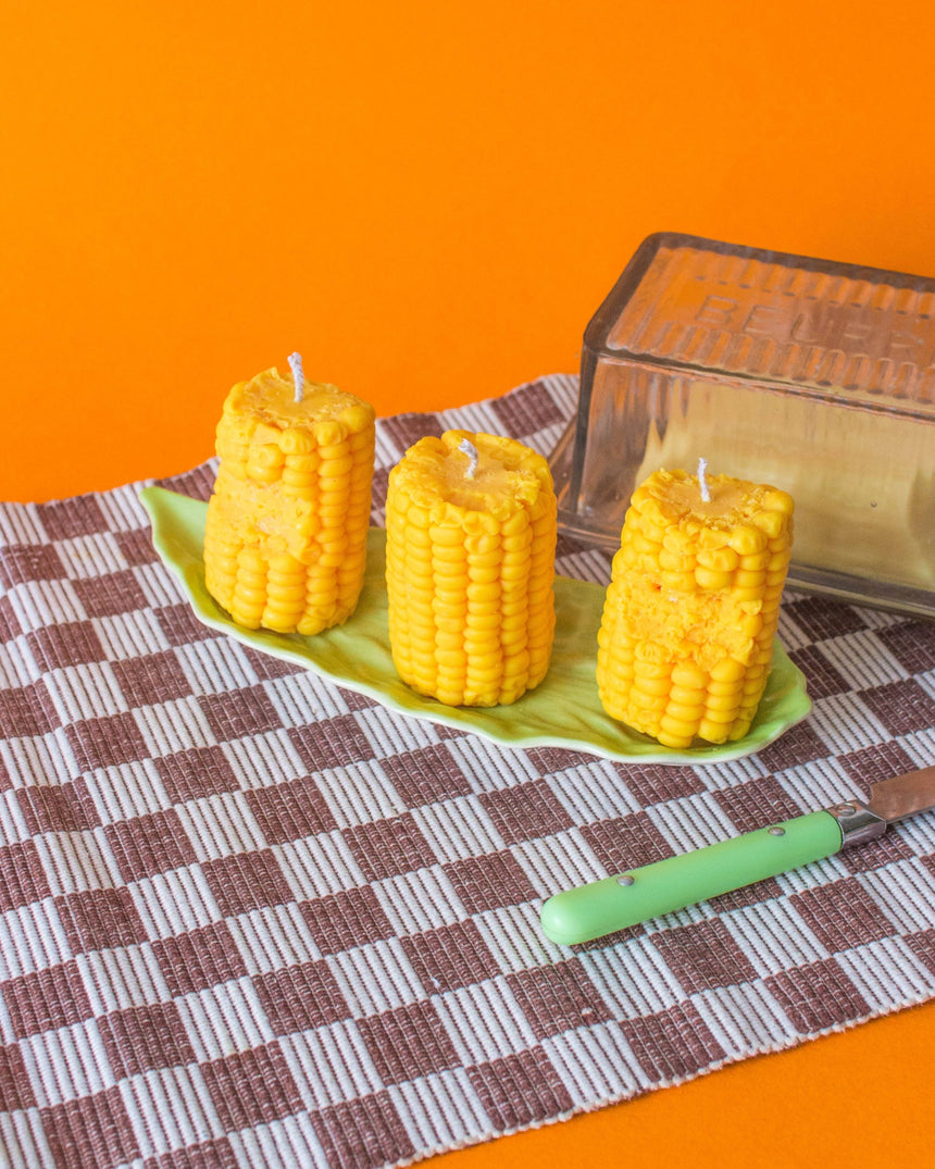 Crunched Corn Candle