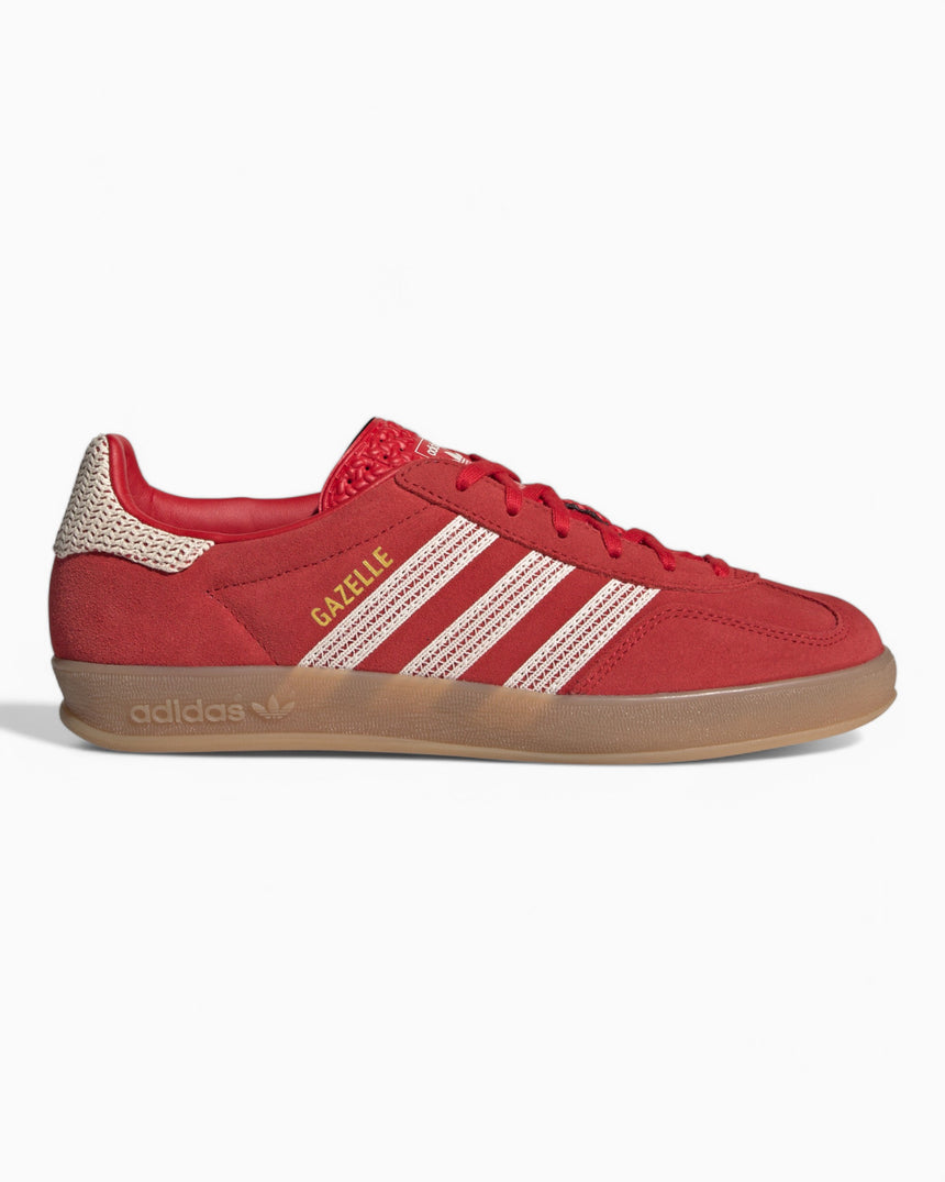 adidas Gazelle Indoor Women's Sneakers Better Scarlet/Wonder White/Gum