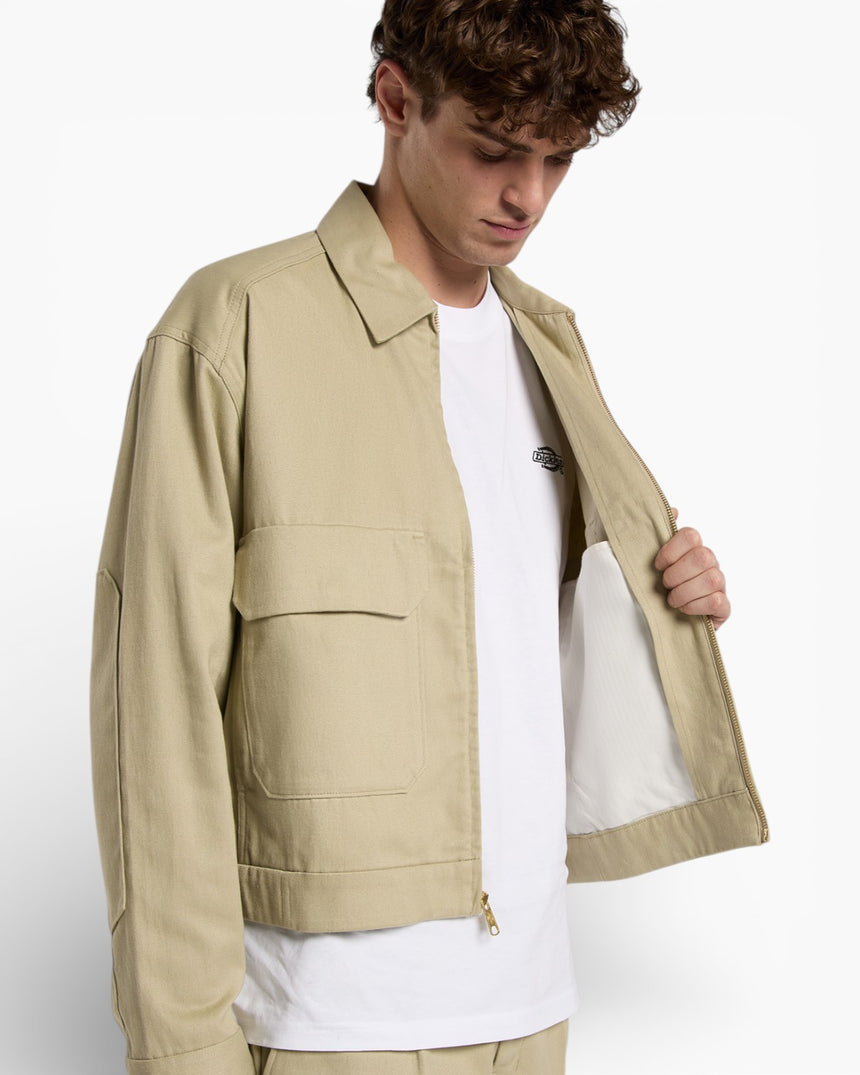 Hemp Twill Trucker Men's Jacket