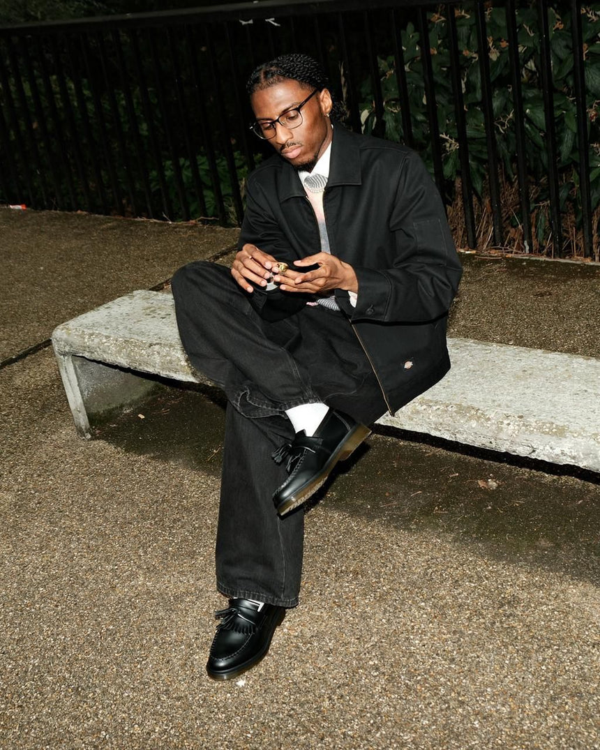 Adrian Smooth Leather Tassel Men's Loafers