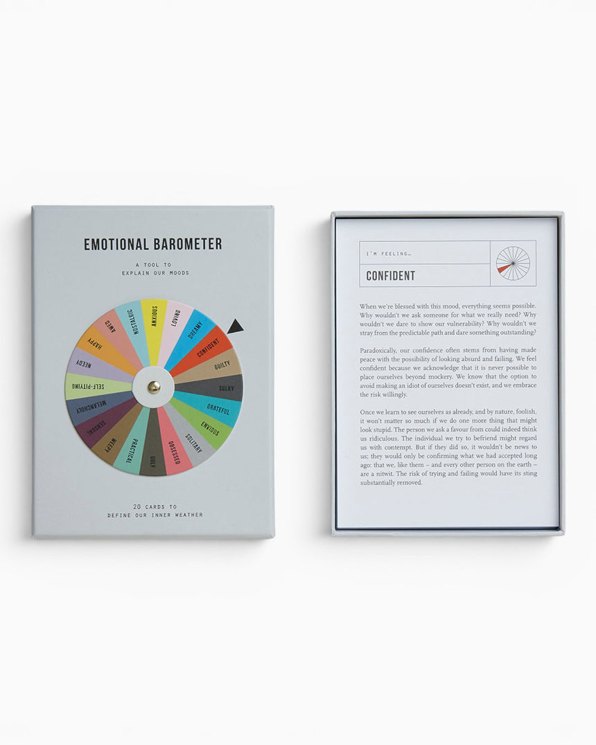 Emotional Barometer, Mood Tracker Cards