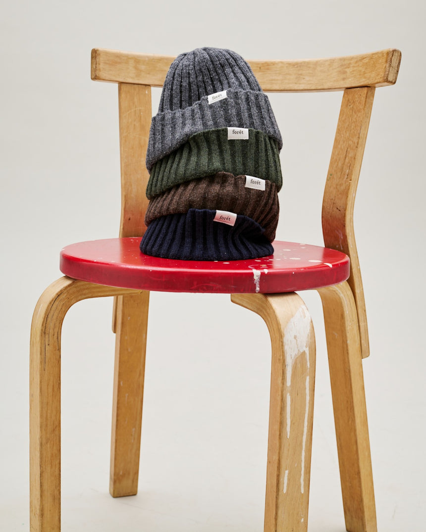 Relax Rib Lambswool Beanie