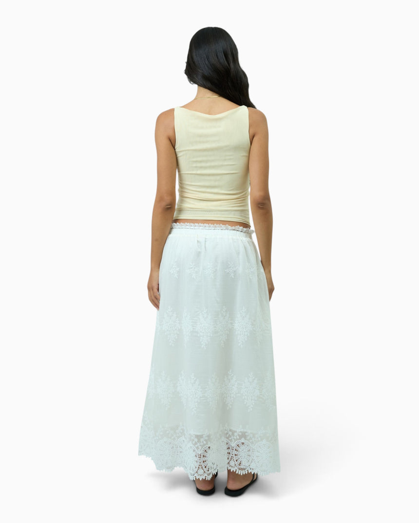 Double Layer Sleeveless Mesh Women's Top