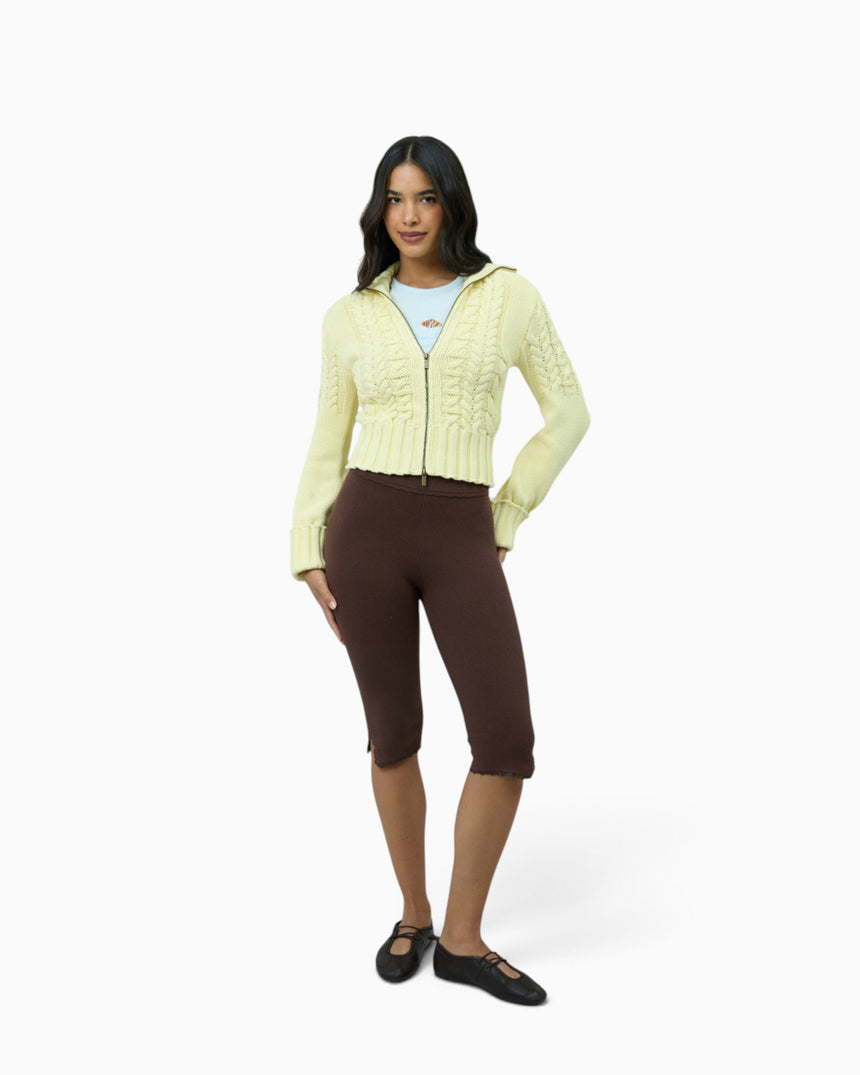 Rolled Cuff Peggy Women's Cardigan