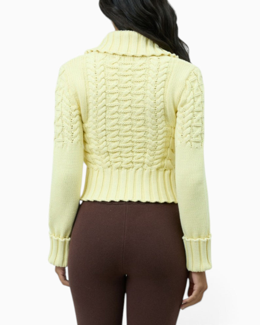 Rolled Cuff Peggy Women's Cardigan