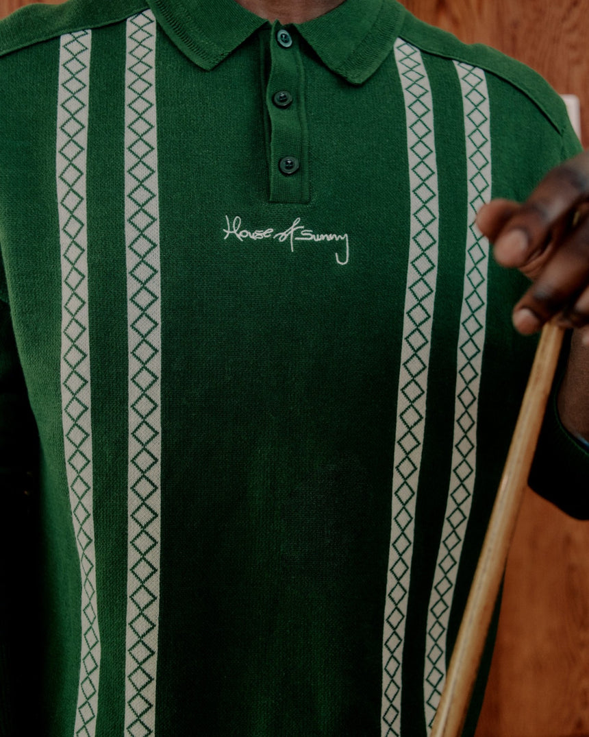 Stripe Knitted Men's Rugby Shirt