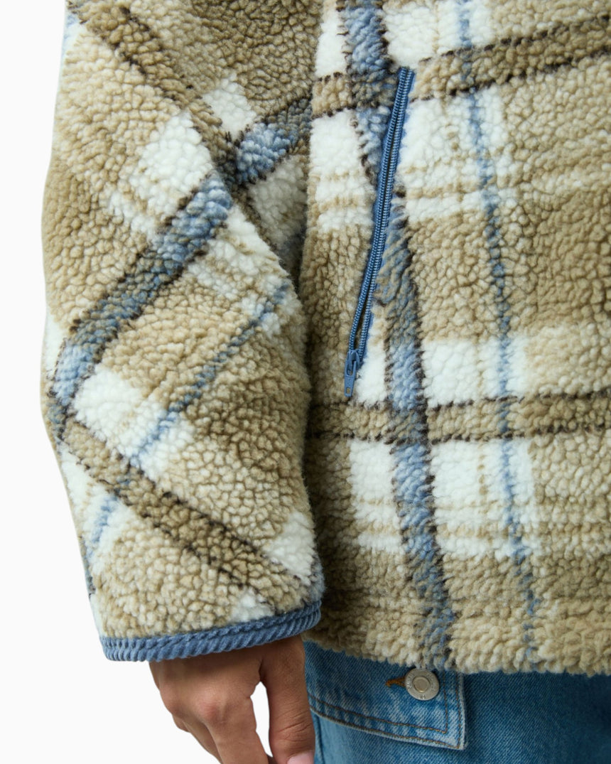 Teddy Fleece Scarf Women's Jacket