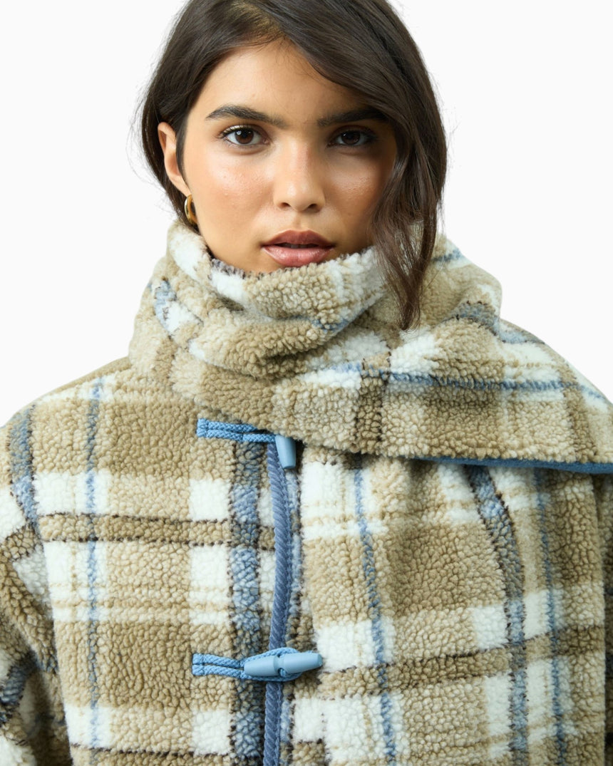 Teddy Fleece Scarf Women's Jacket