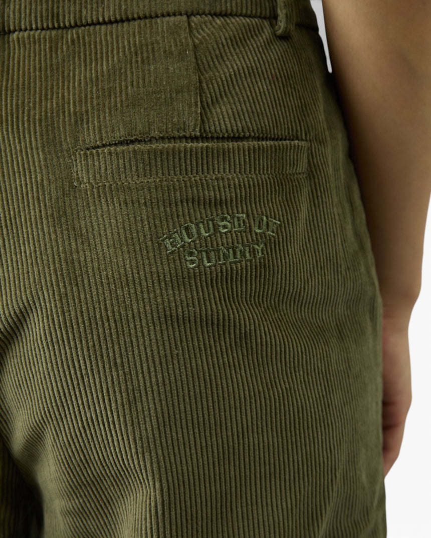 Wide Leg Pleat Men's Cords