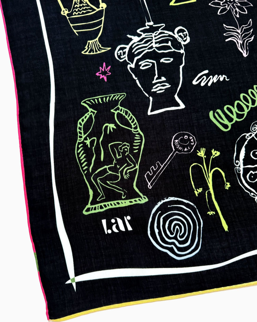 Etruscan 55x55 Scarf