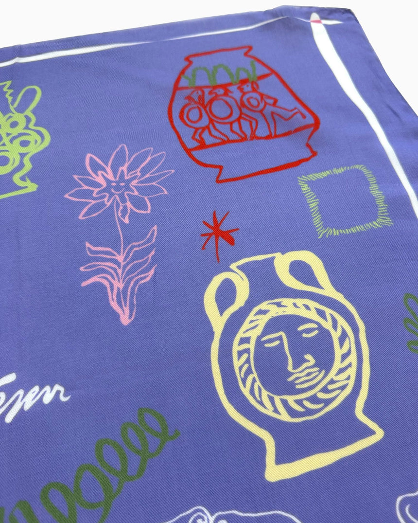 Etruscan 55x55 Scarf