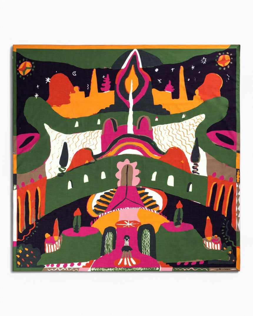 Lar Studio Labyrinth of Horta Pareo 135 x 135 Çok Renkli
