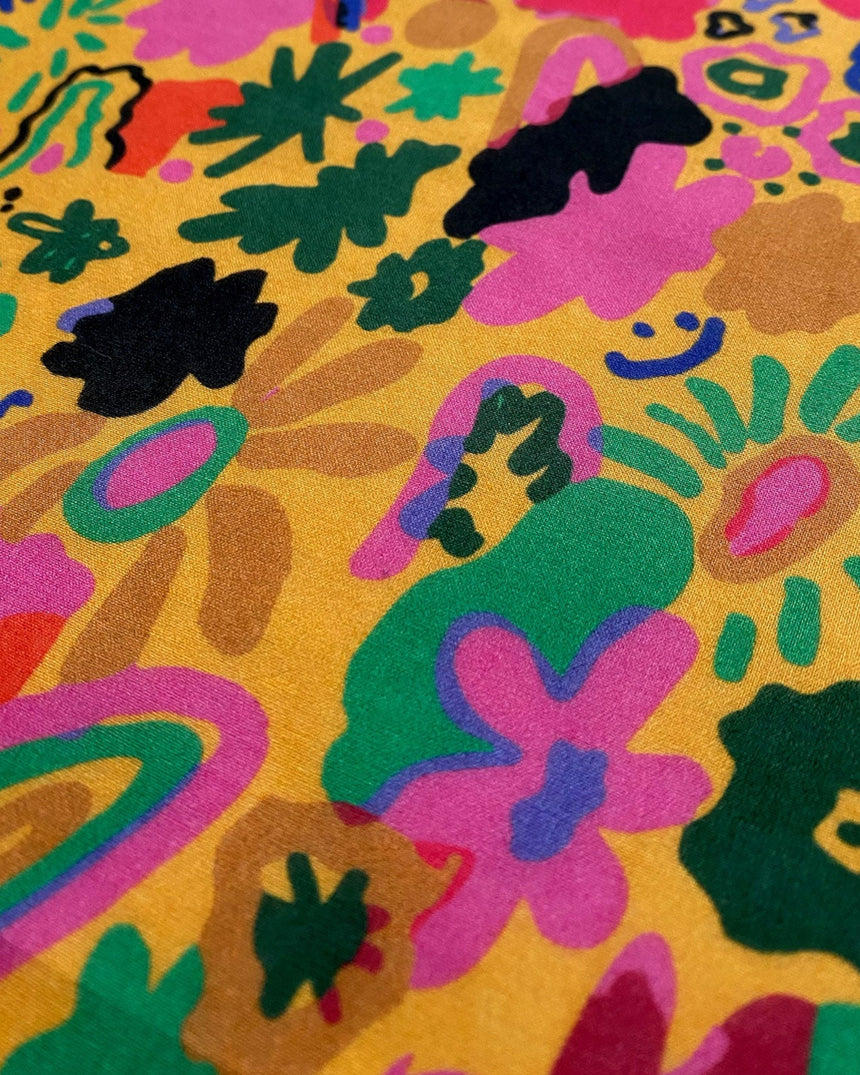 Les Fleurs 53x53 Bandana