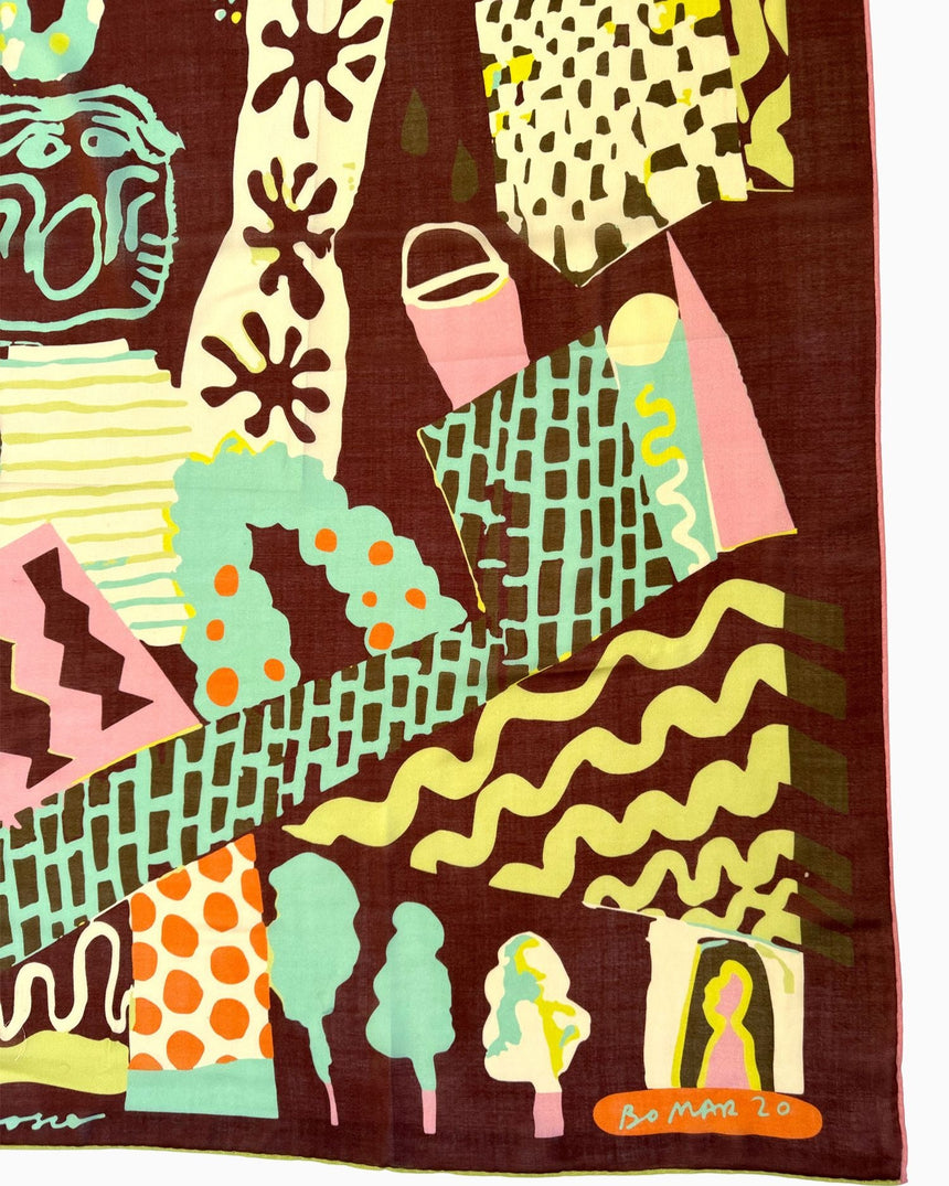 Lar Studio Sacro Bosco Wool 55x55 Fular