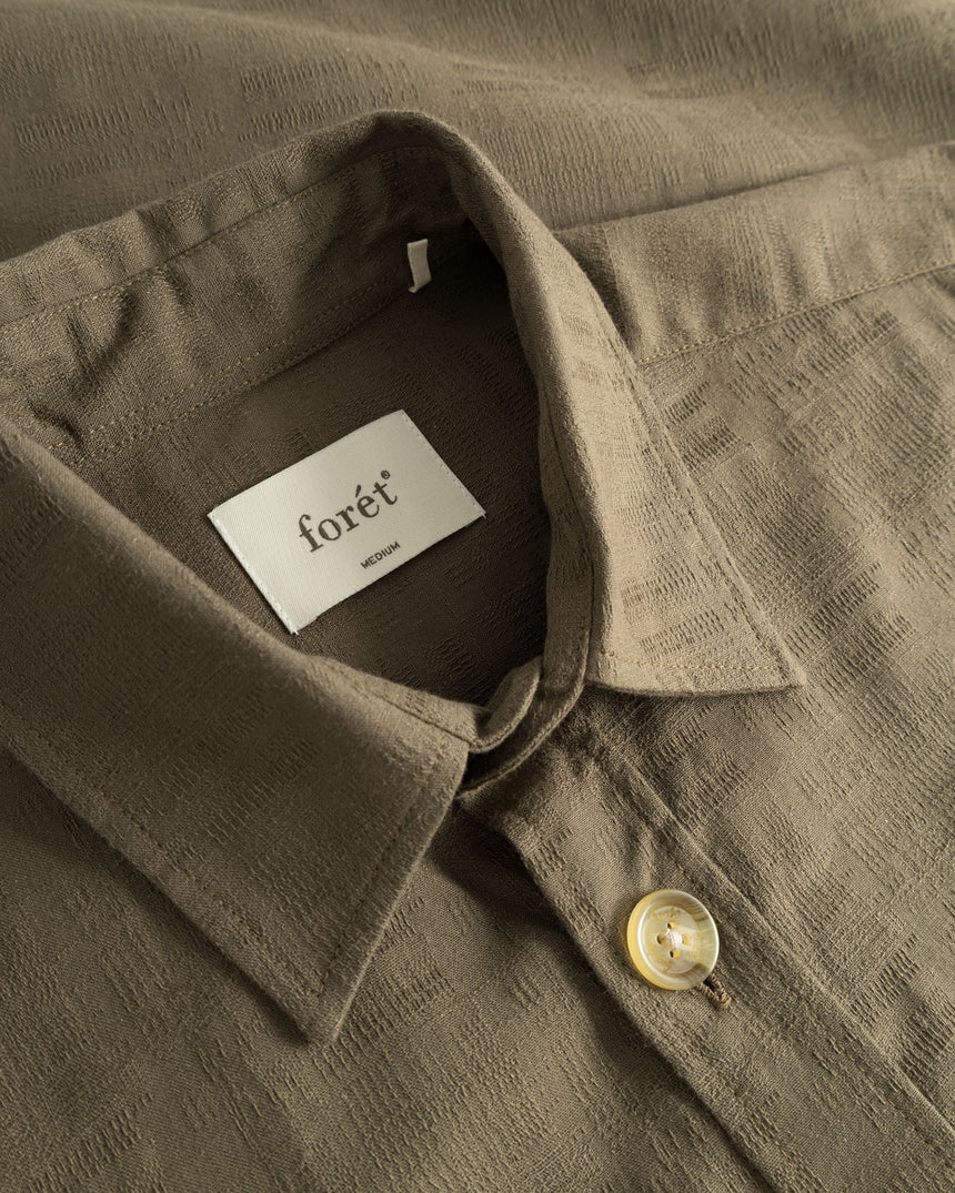 Map Jacquard Men's Shirt