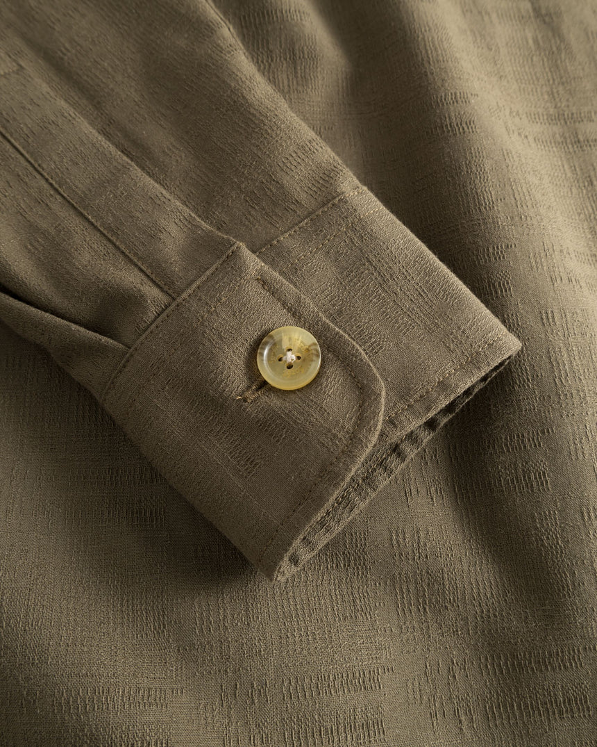Map Jacquard Men's Shirt