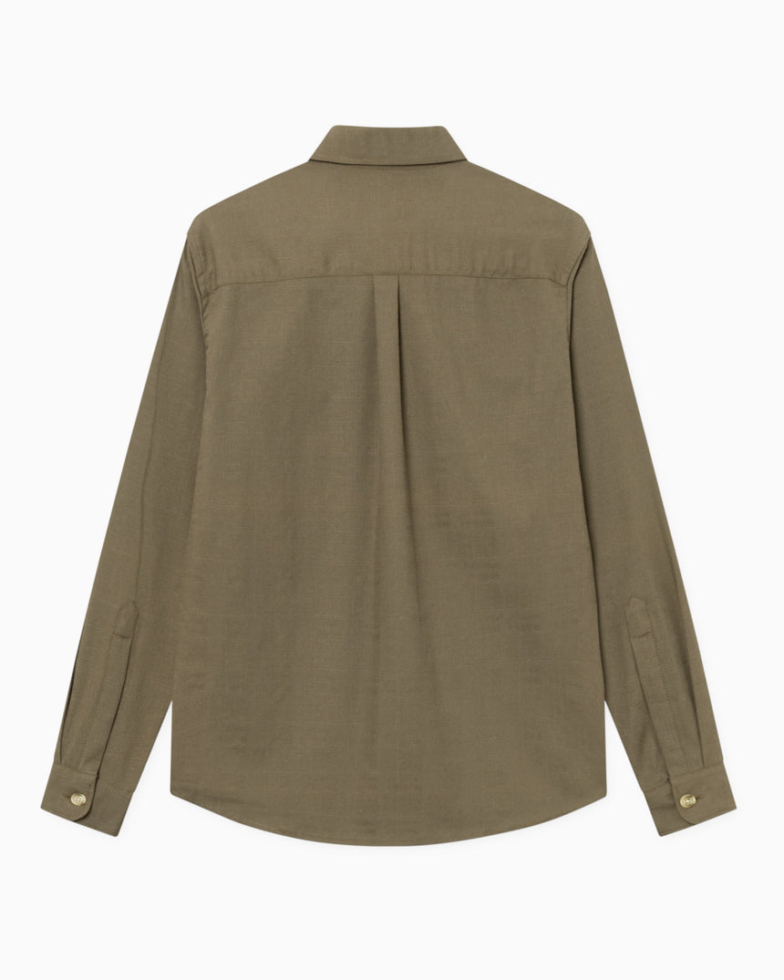 Map Jacquard Men's Shirt