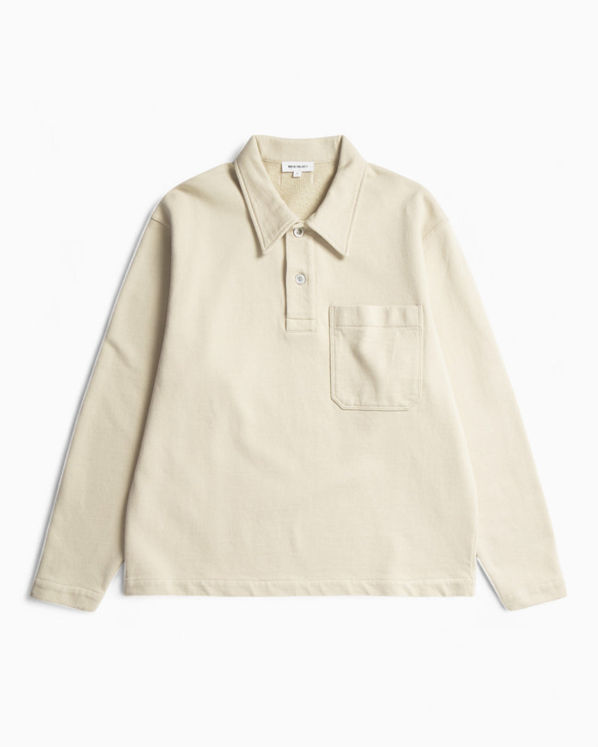 Fraser Relaxed Organic Loopback Men's LS Polo