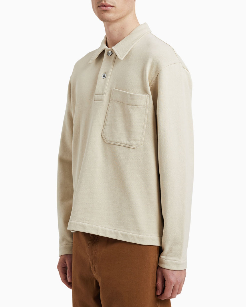 Fraser Relaxed Organic Loopback Men's LS Polo