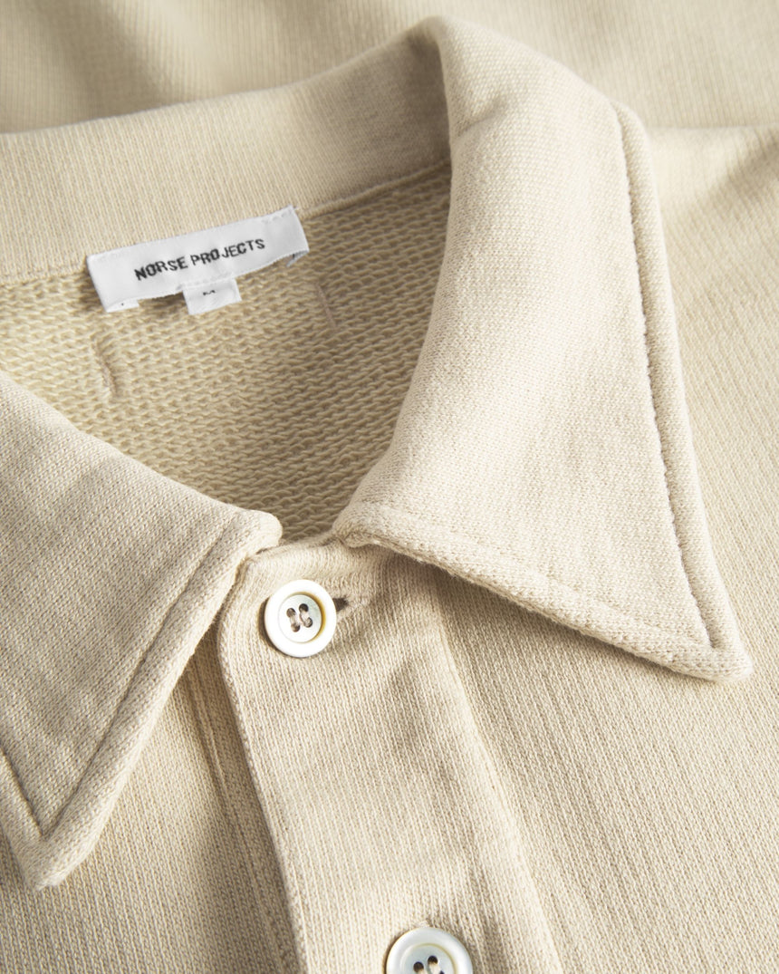 Fraser Relaxed Organic Loopback Men's LS Polo