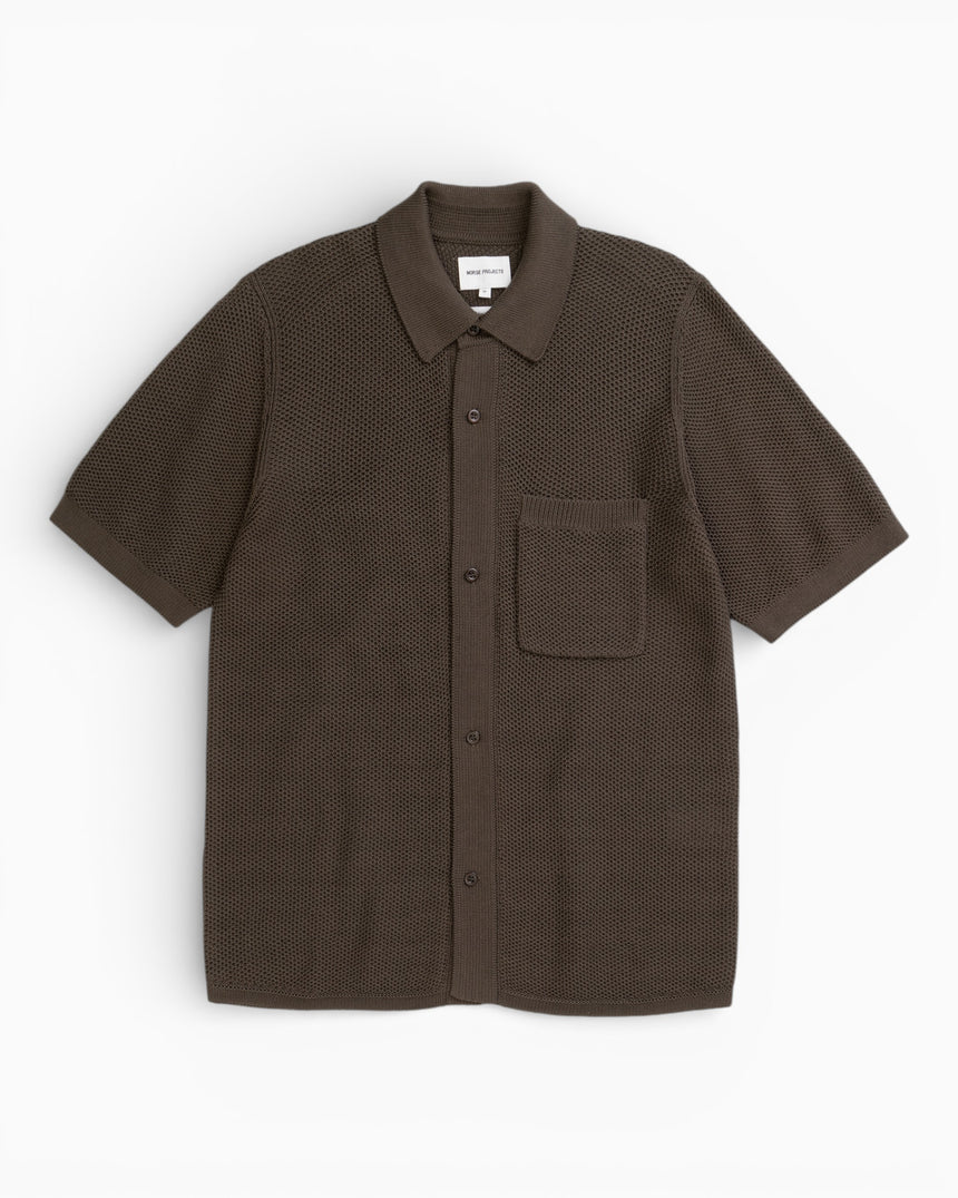 Fredensborg Mercerised Cotton Knitted Men's Shirt