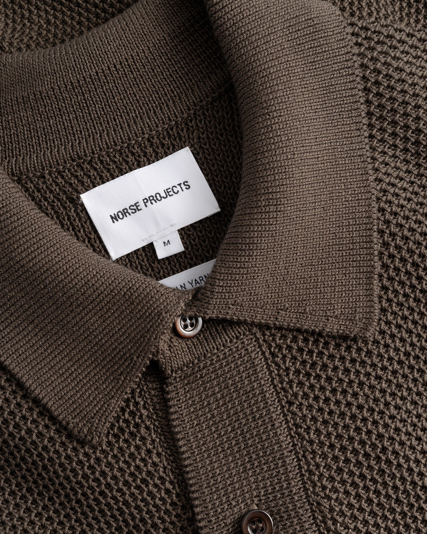 Fredensborg Mercerised Cotton Knitted Men's Shirt