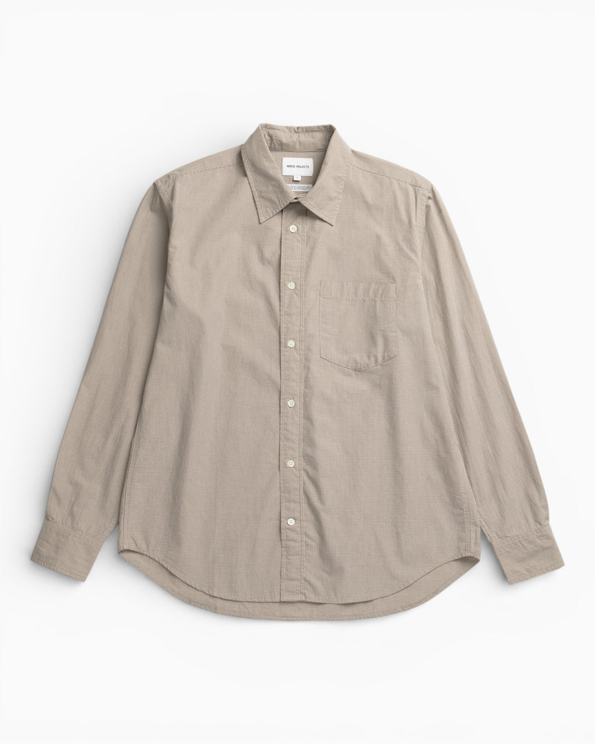 Kongshoved Poplin Micro Check Men's Shirt