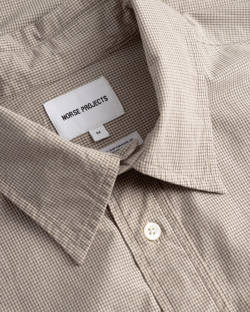 Kongshoved Poplin Micro Check Men's Shirt