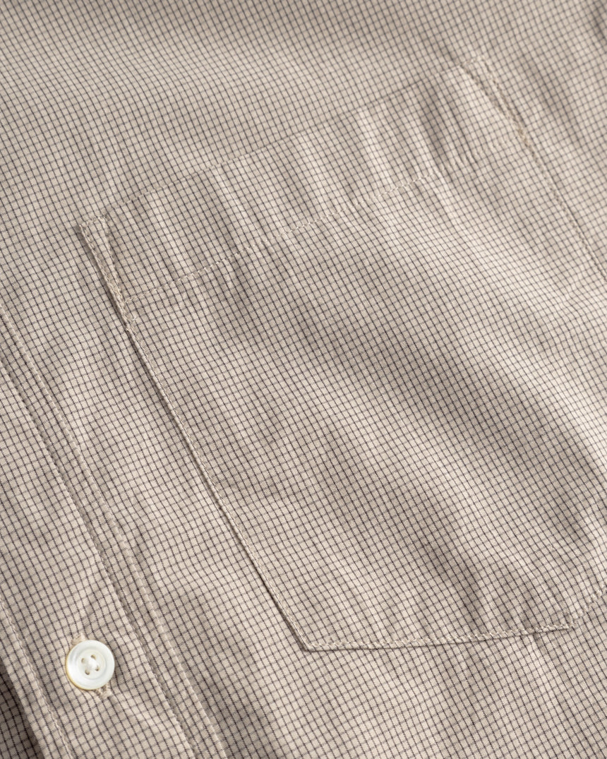 Kongshoved Poplin Micro Check Men's Shirt