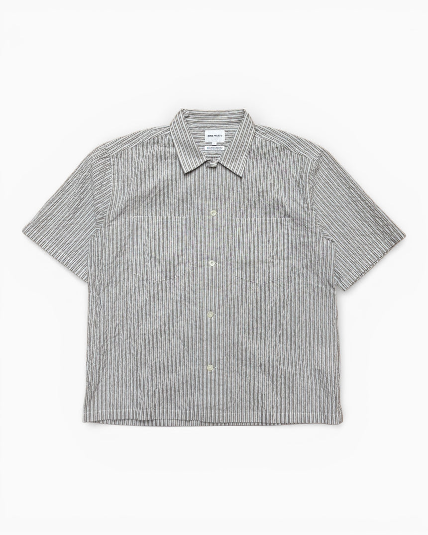 Mols Striped SS Camp Men's Shirt