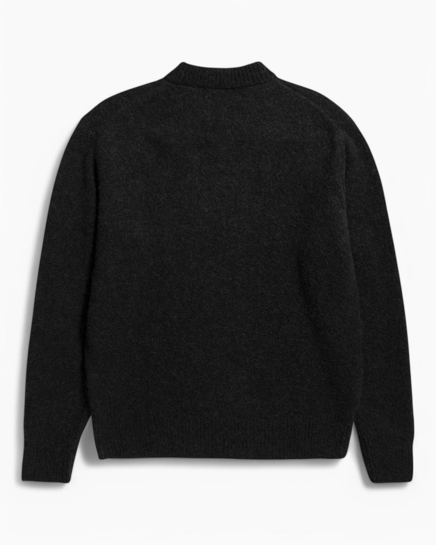 Rasmus Relaxed Brushed V-Neck Men's Sweater