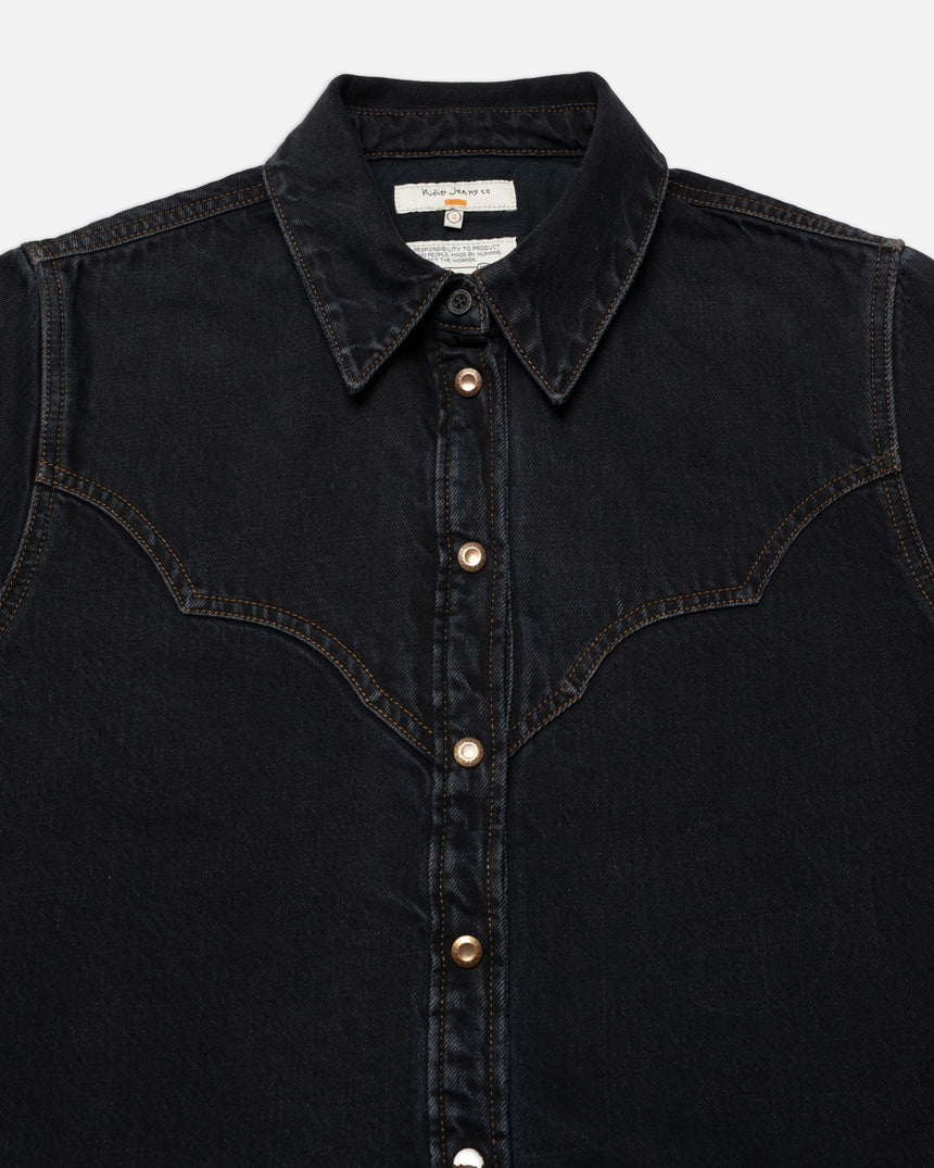 Lotta Western Cut Denim Women's Shirt