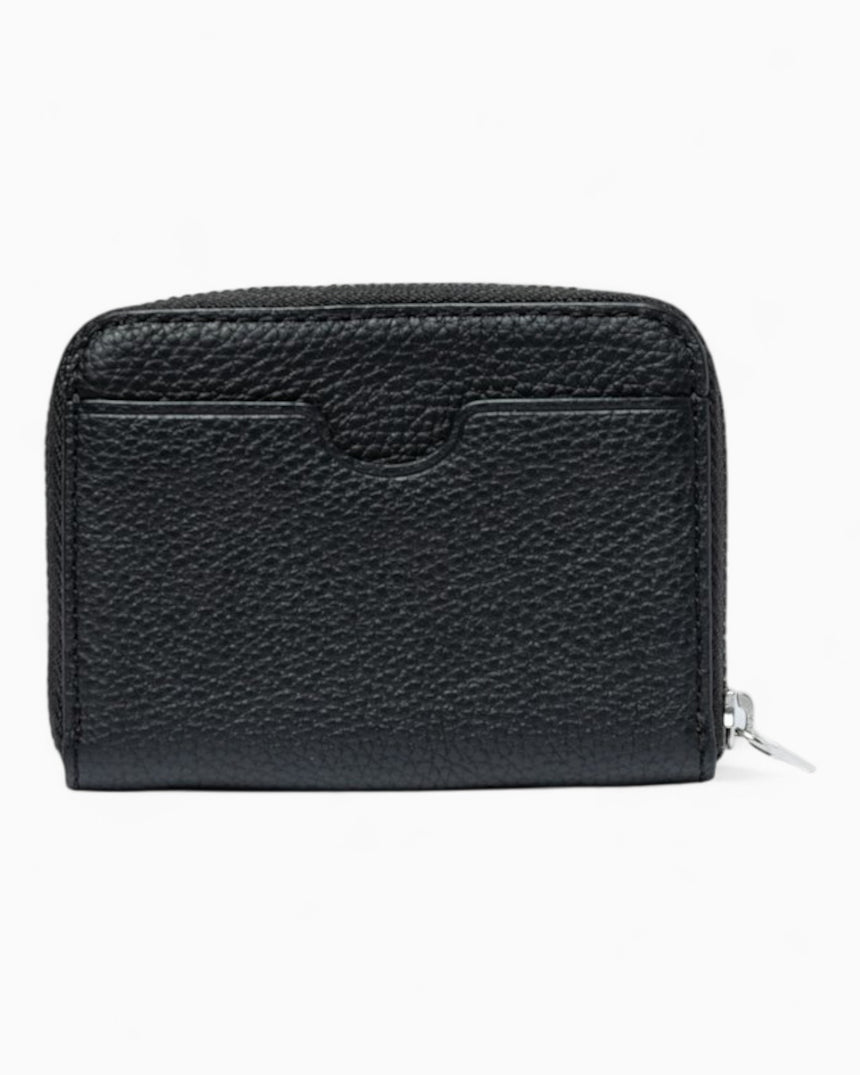 Leather Zip Wallet Multi