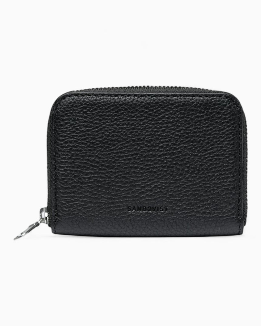 Leather Zip Wallet Multi