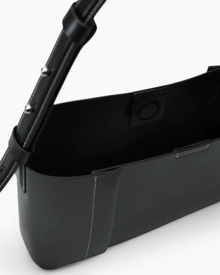 SAYÉS Small Tote Plissé Deri Kadın Çanta