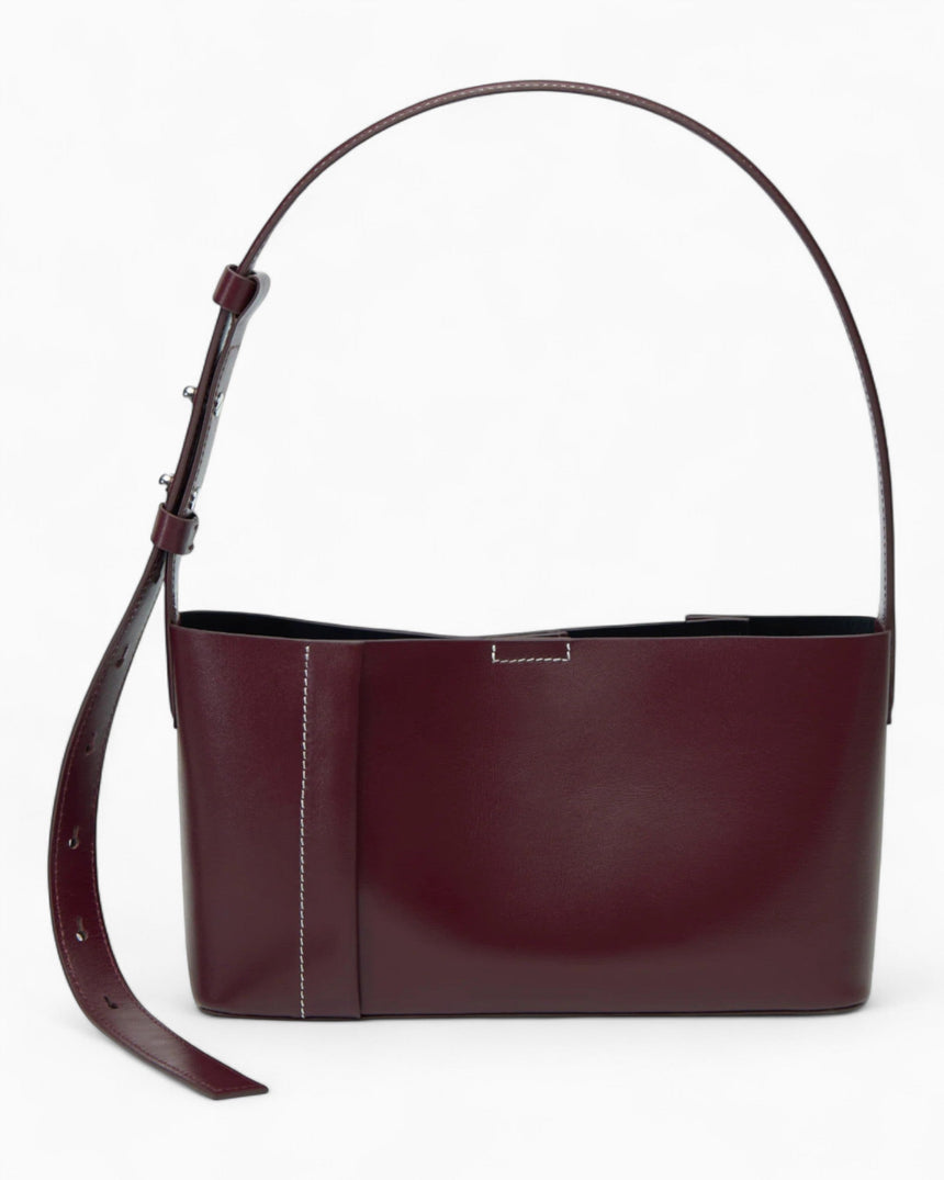 SAYÉS Small Tote Plissé Deri Kadın Çanta