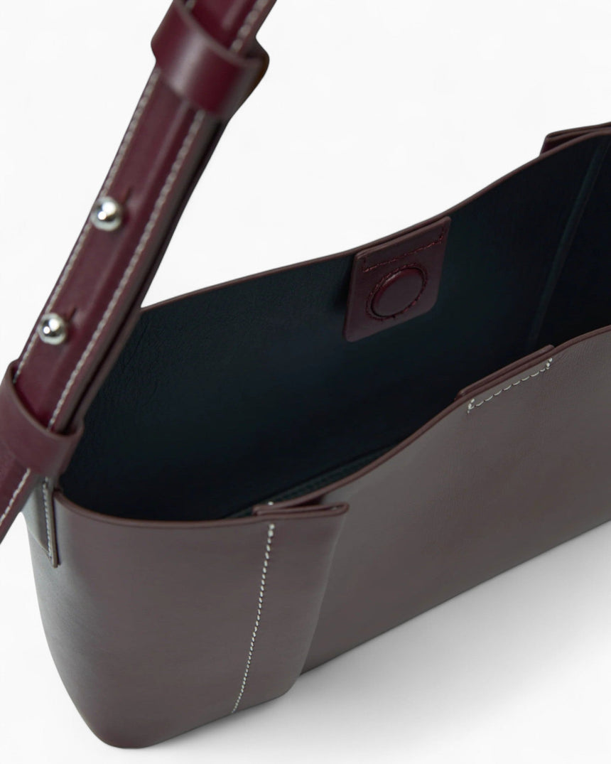 SAYÉS Small Tote Plissé Deri Kadın Çanta