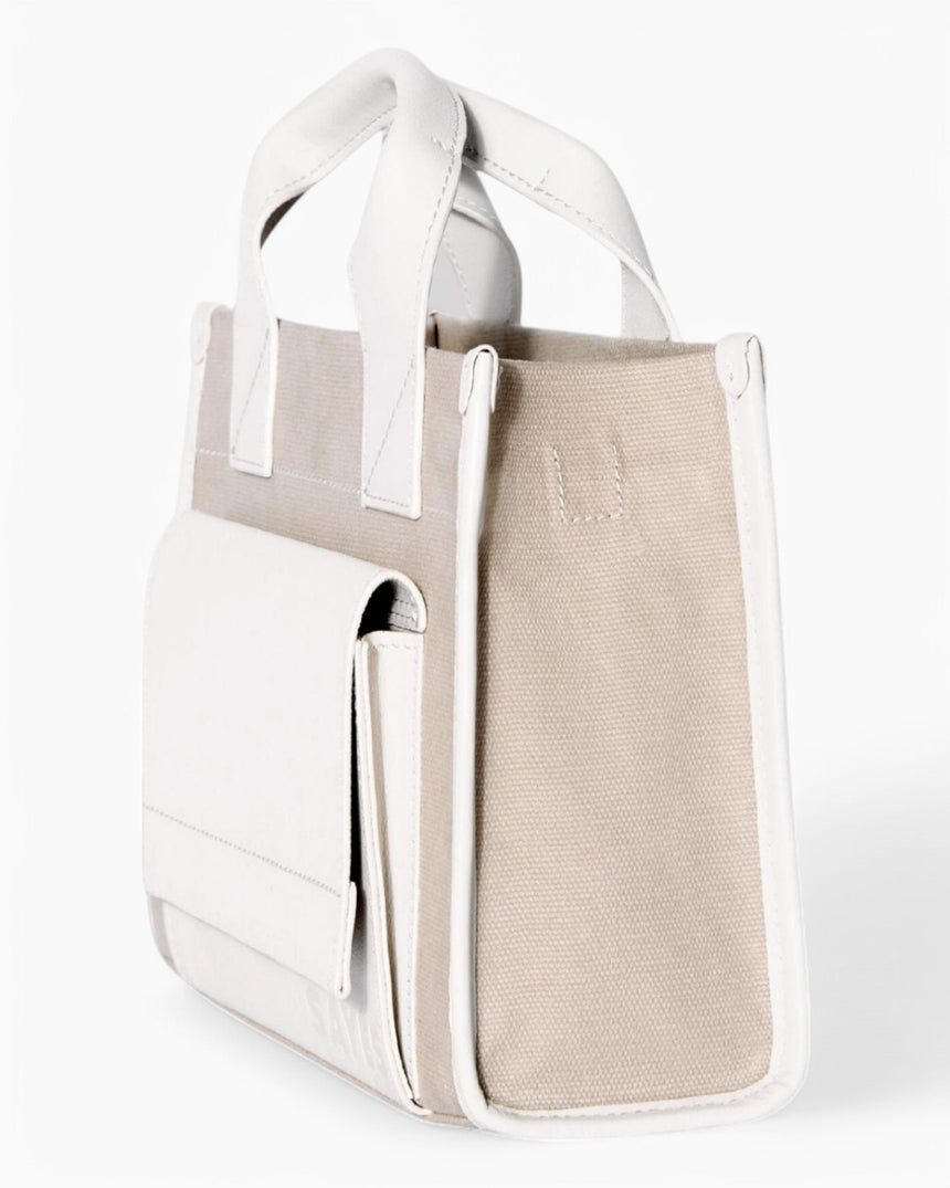 Stitched Pocket Mini Women's Shoulder Bag