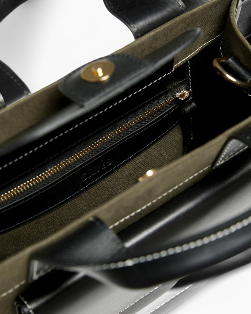 Stitched Pocket Mini Women's Shoulder Bag