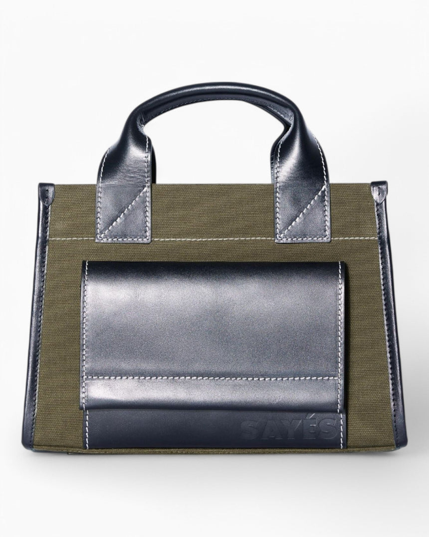 Stitched Pocket Mini Women's Shoulder Bag