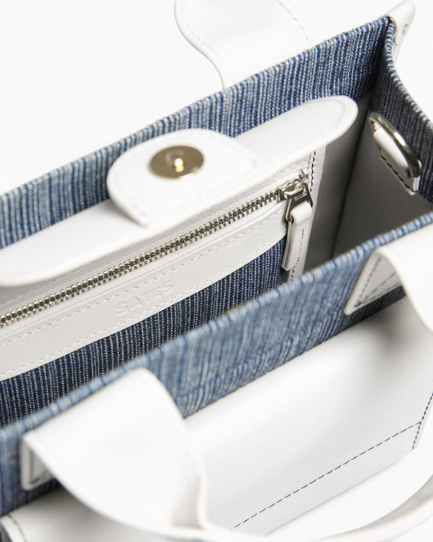 Stitched Pocket Mini Women's Shoulder Bag