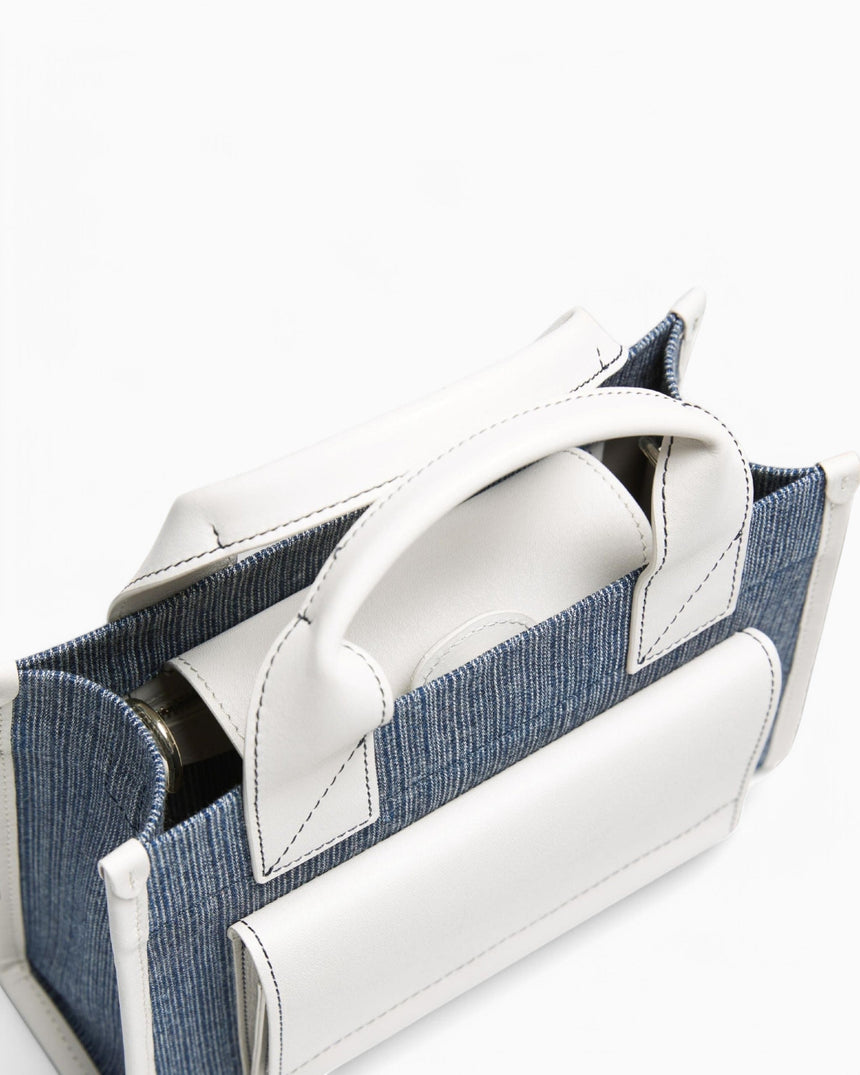 Stitched Pocket Mini Women's Shoulder Bag
