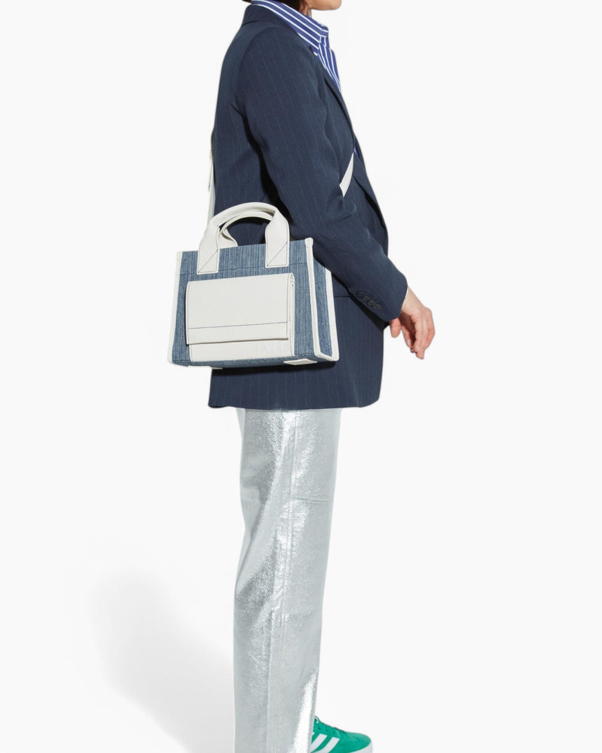Stitched Pocket Mini Women's Shoulder Bag
