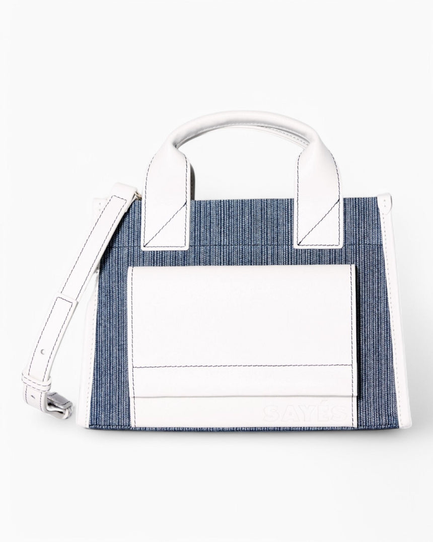 Stitched Pocket Mini Women's Shoulder Bag