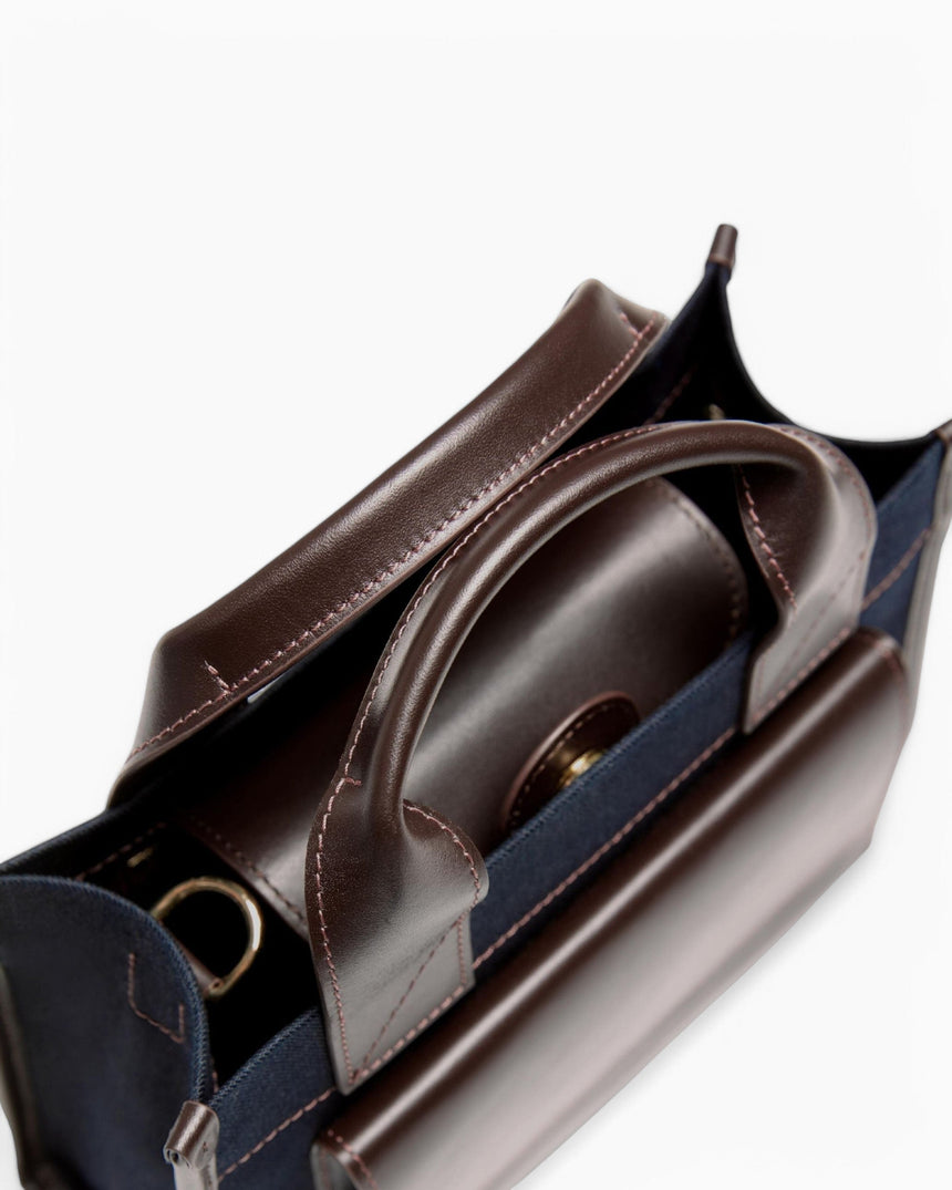 Stitched Pocket Mini Women's Shoulder Bag