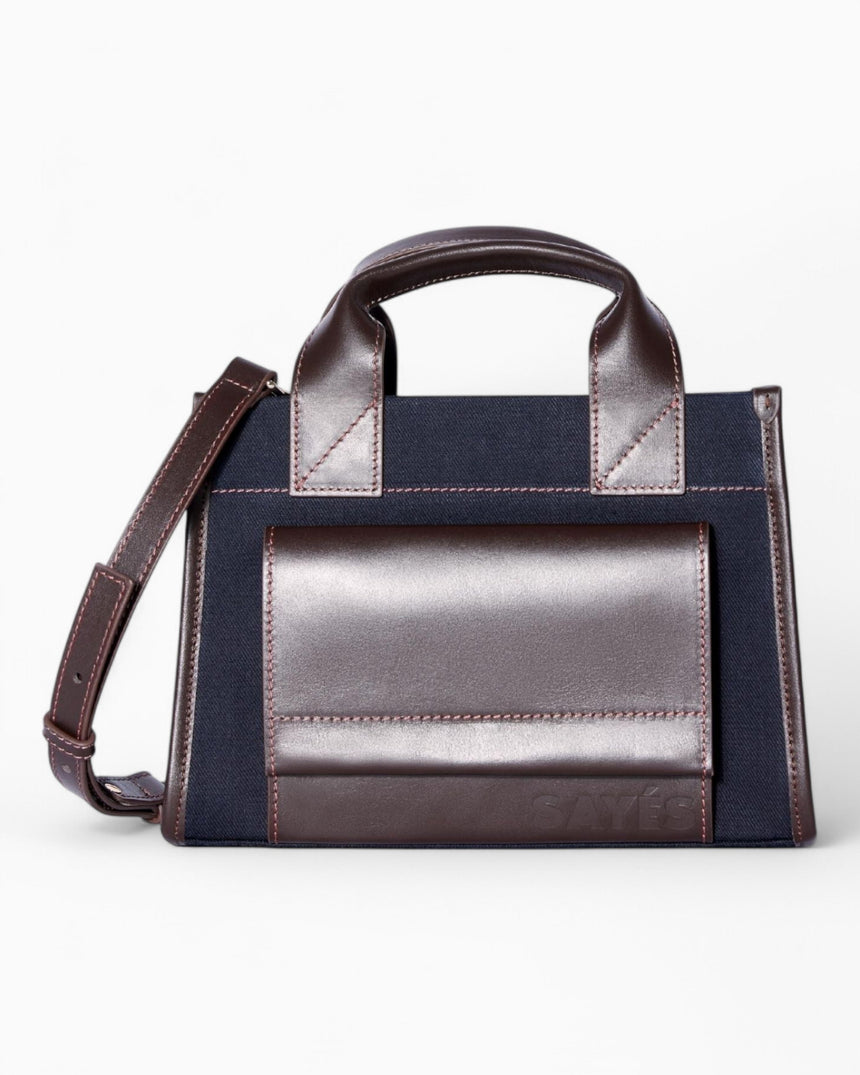 Stitched Pocket Mini Women's Shoulder Bag