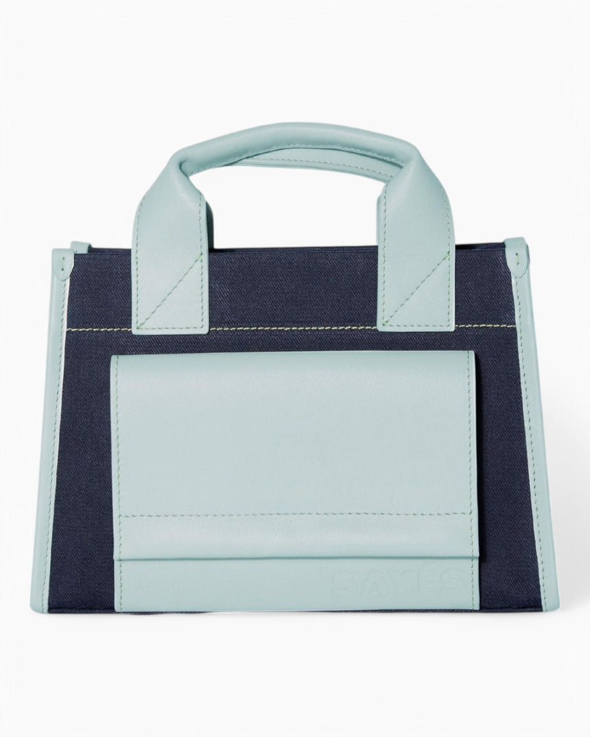 Stitched Pocket Mini Women's Shoulder Bag