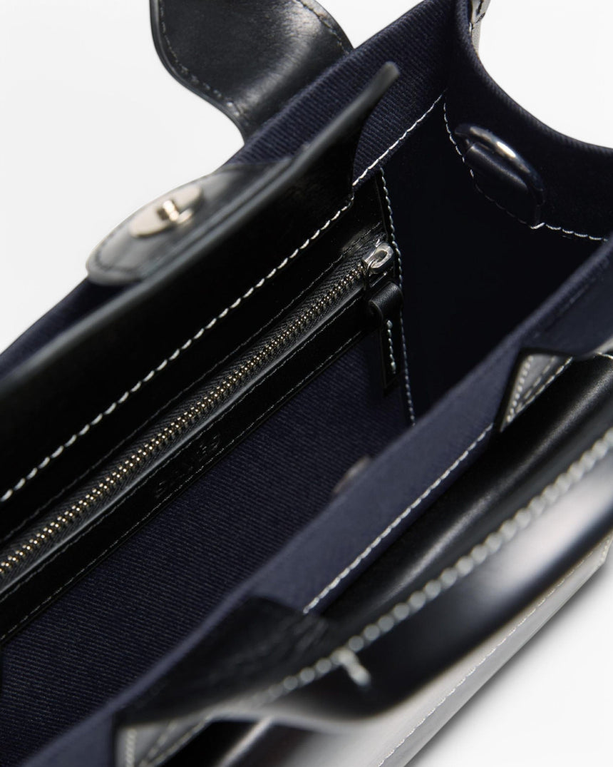 Stitched Pocket Mini Women's Shoulder Bag
